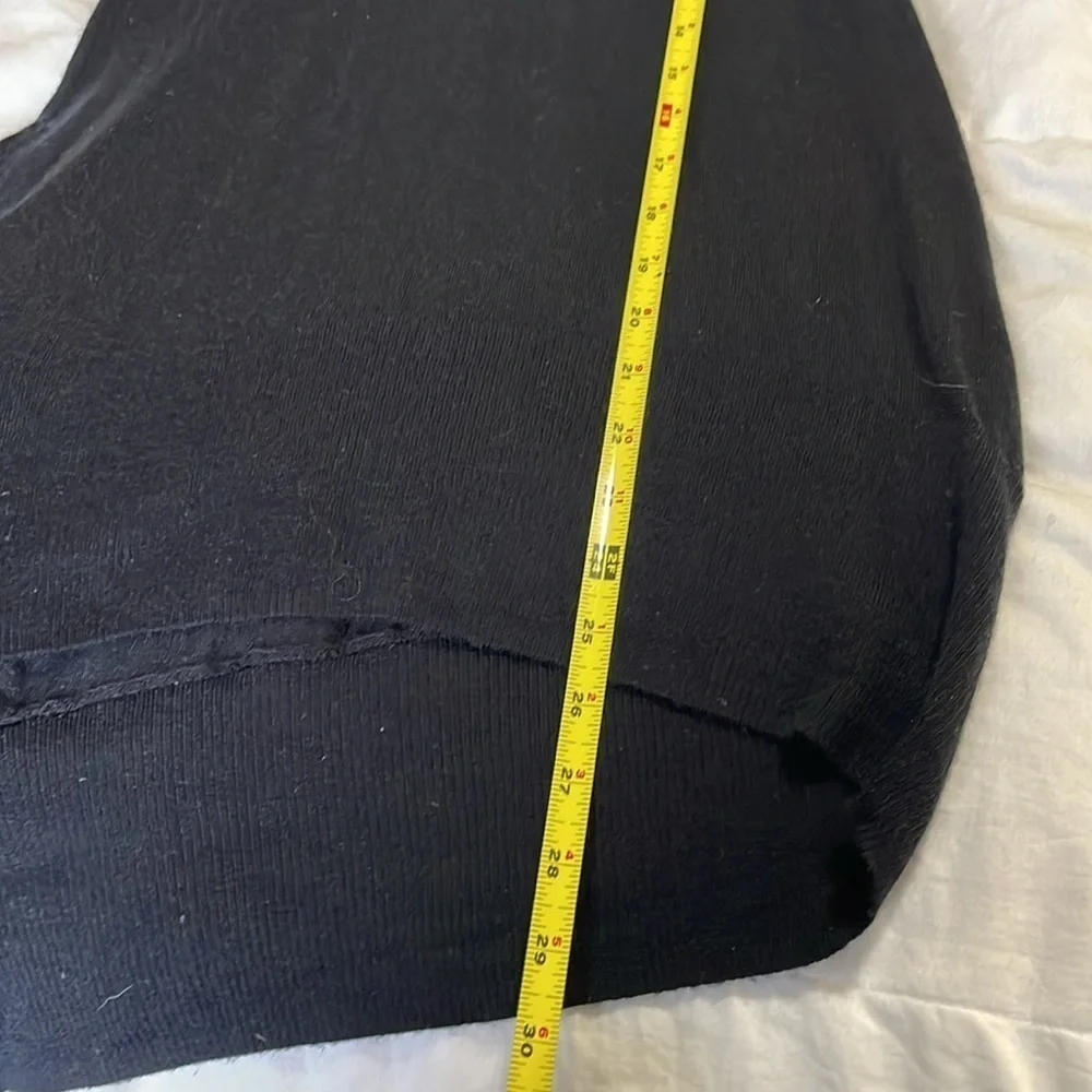 TAHARI | Long | Cowl Neck | 100% ExtraFine Merino Wool | Black | Sweater| Size S - Picture 13 of 15